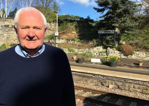 Bill Rennie and fellow volunteers have helped put the picturesque Aberdour station back on the map.