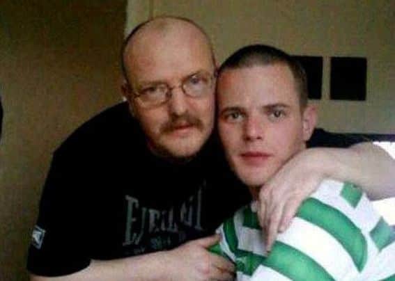 Allan with his father Allan Snr.
