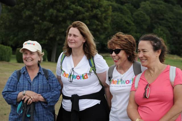 From left, Sandi Toksvig, Sarah Brown, Kathy Lette, Arabella Weir.