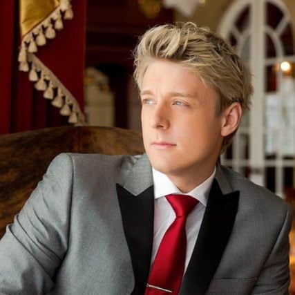 The lead singer of G4 Jonathan Ansell. They are performing at Rothes Halls, Glenrothes on September 3.
