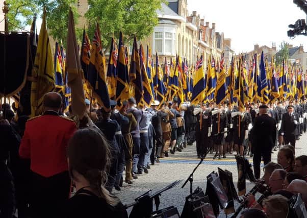 The parade in Ypres