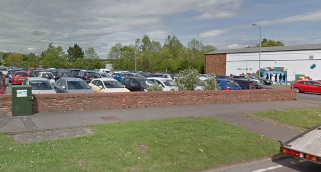 Car park at side of YMCA on North St Glenrothes. Pic: Google Maps