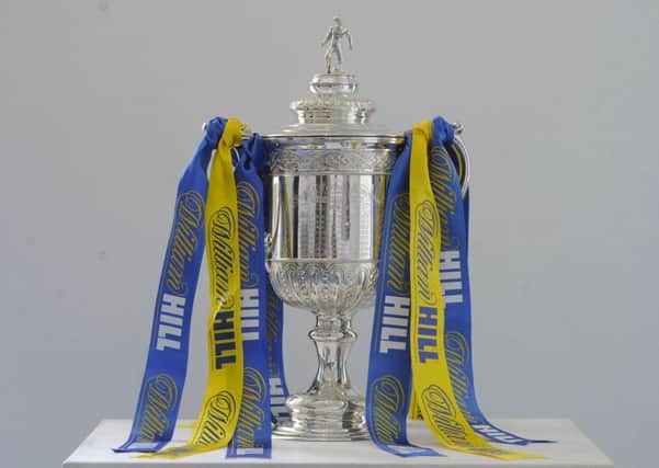 William Hill Scottish Cup trophy. Pic: Michael Gillen