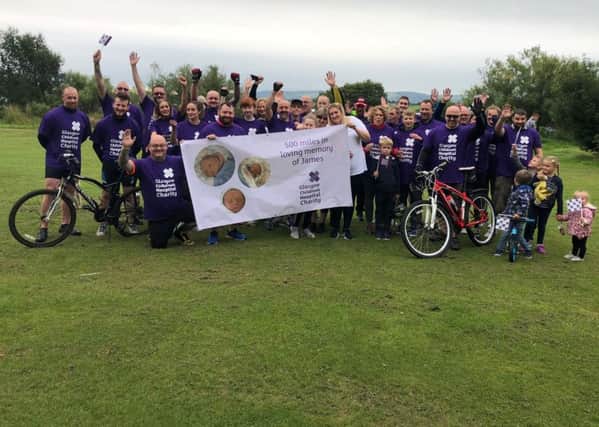Paul and his family, along with many friends, took on the cycle challenge around the Loch Leven Heritage Trail.