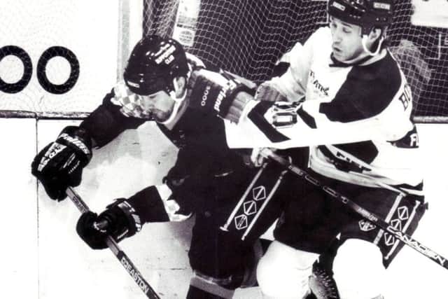 Fife Flyers - NHL star Laurie Boschman playing for the club in 1994