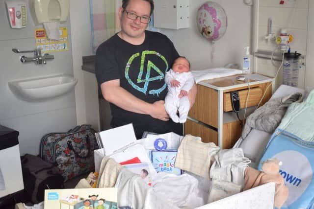 Emma-lily, the first baby in Fife to receive a Baby Box.