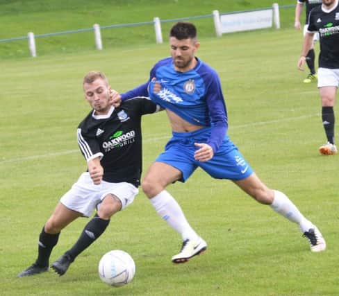 Lewis Grierson saw red for Kennoway Star Hearts against Lochee United