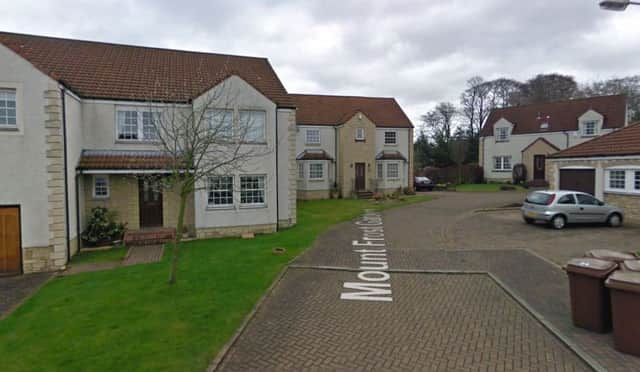 The houses are situated in Mount Frost Gardens, Markinch (pictured above). Copyright Google Maps, all rights reserved