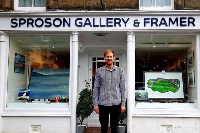 Chris Sproson of Sproson Gallery & Framer. Chris is also one of the judges in the competition.