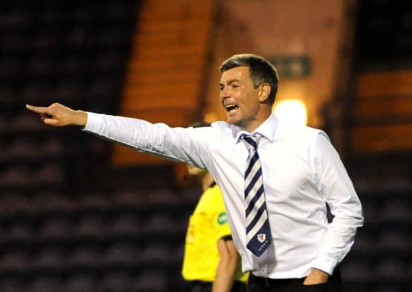Raith Rovers manager Barry Smith  (pic by Fife Photo Agency)