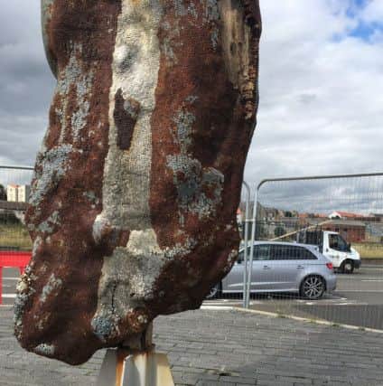 Fife Council have put fencing up around the art work following concerns for public safety.