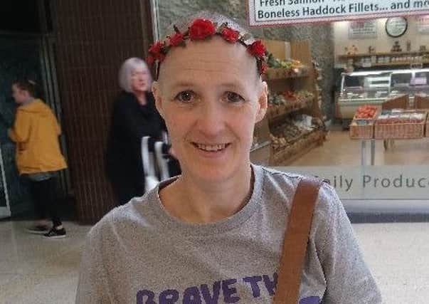 Jenny Thomson following her 'Brave the Shave