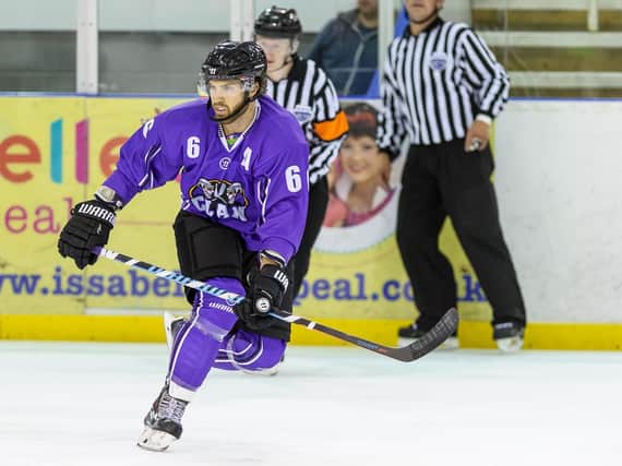Scott Aarssen in previous action for Braehead (now Glasgow) Clan. Pic: Al Goold.