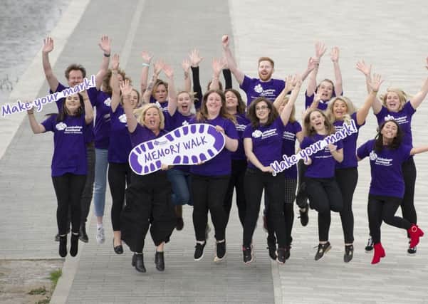 Make your mark...by taking part in the Alzheimer Scotland Fife Memory Walk on Sunday and help the charity ensure no-one faces dementia alone.