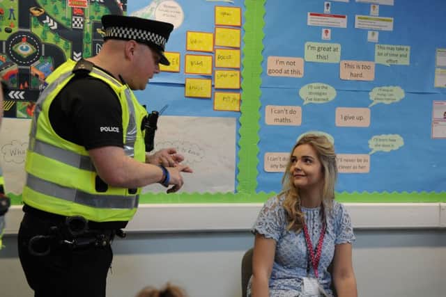 The police are called in after the pupils manage to get a confession.
