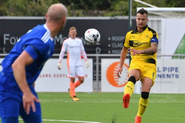 Raith captain Kyle Benedictus. Pic: Eddie Doig