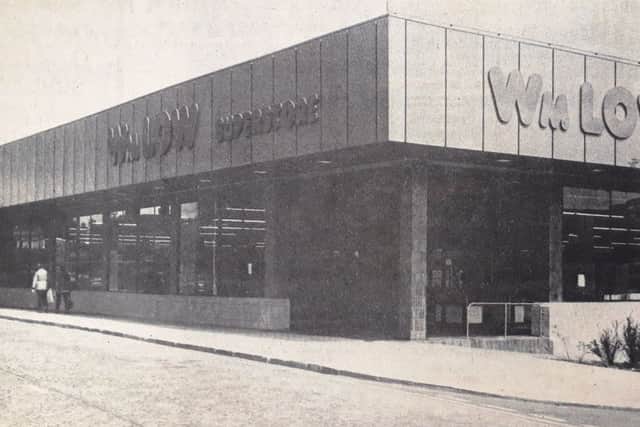 The newly-built Wm Low supermarket in Kirkcaldy's Hunter Street.