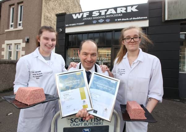 W F Stark won awards for its sausages.