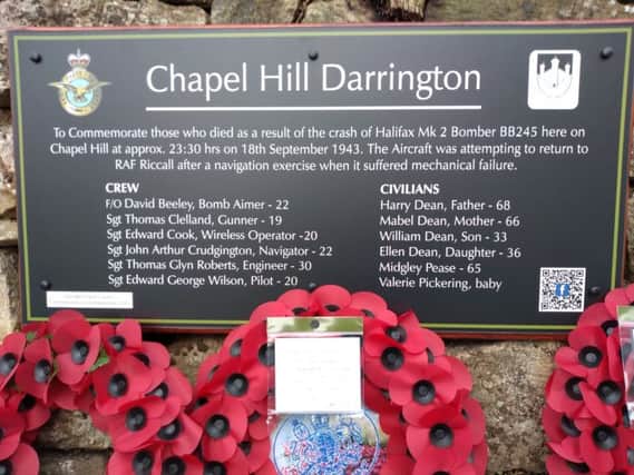 Darrington air disaster memorial.