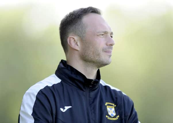 East Fife manager Darren Young (Pic by Michael Gillen)