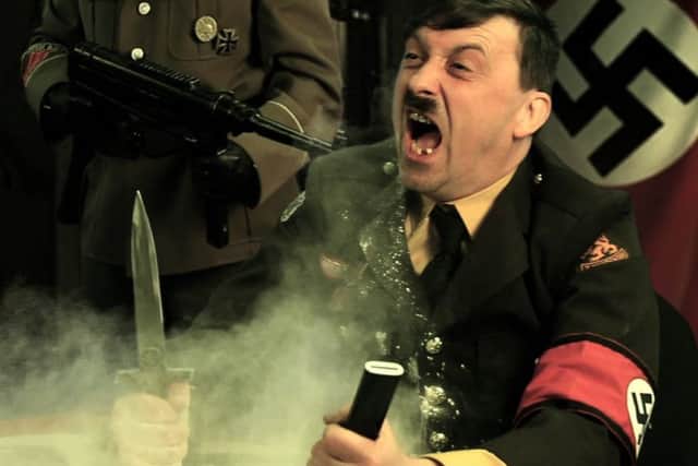 Adolf Hitler, as portrayed in Dick Dynamite
