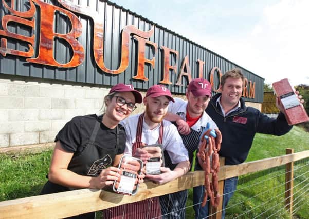 Fife winners at the Scottish Craft Butchers' product evaluation - Adele Stevenson, Kieran Miller, Billy ONeill and Steve Mitchell