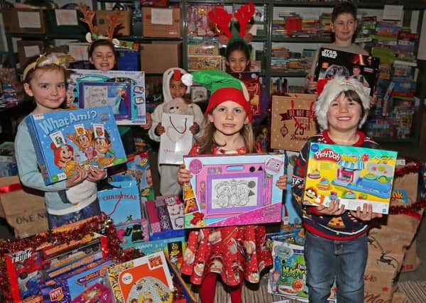 The project provided gifts to 400 children last year.