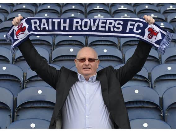 John McGlynn off to a winning start in his second spell as manager of Raith Rovers. Pic: George McLuskie