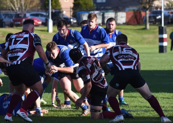 Howe's Rory Johnstone drives forward. Pic by Chris Reekie.