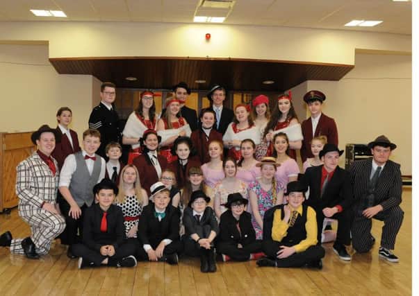 The YMTS rehearsing Guys and Dolls for their forthcoming production at Lochgelly Centre this weekend. Pic: George McLuskie.