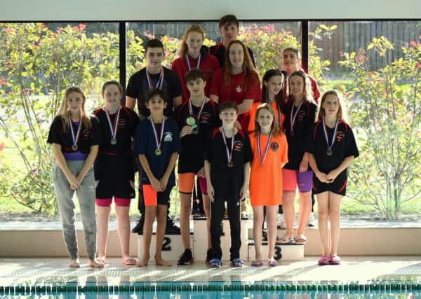Glenrothes swimmers at Carnegie Meet