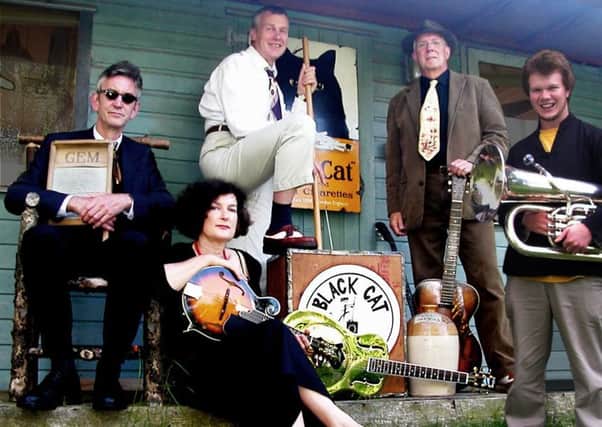 The Black Cat Jook Band are performing at Juke Joint Blues in Giffordtown Village Hall.