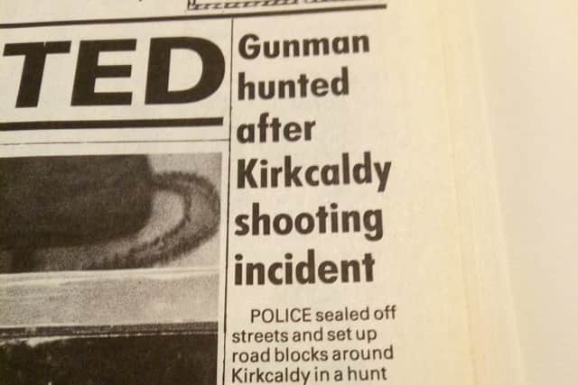 How the Fife Free Press reported the attempted assassination of Nikolai Stedul in Kirkcaldy