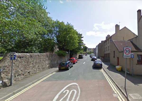 The man was found on Dundas Street in Lochgelly. Picture: Google