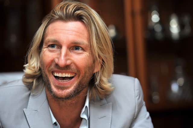 Robbie Savage at Stark's Park - returns for the 2018 Hall of Fame show