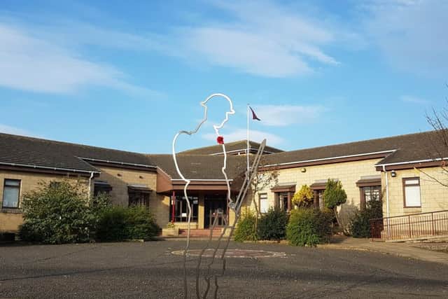 Tommy at Kinghorn Primary School.