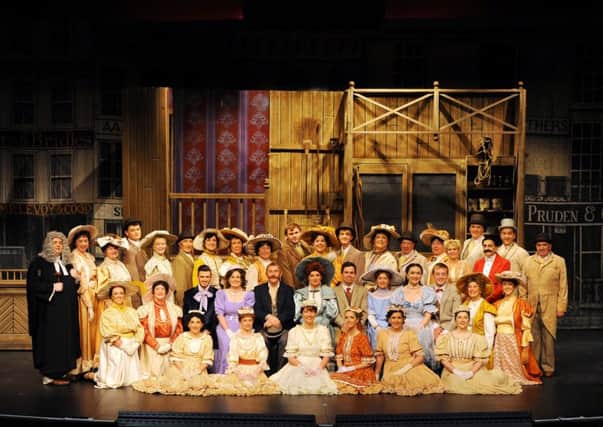 The full cast of KAOS who are performing Hello Dolly until Saturday. Pic:  -  Walter Neilson.