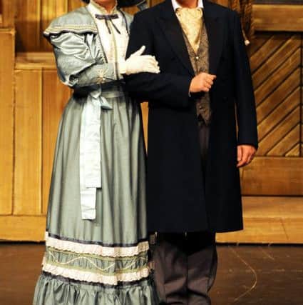 Anne-Marie Miller as Dolly Levi & Charles Sinclair as Horace Vandergelder. Pic credit:  Walter Neilson.