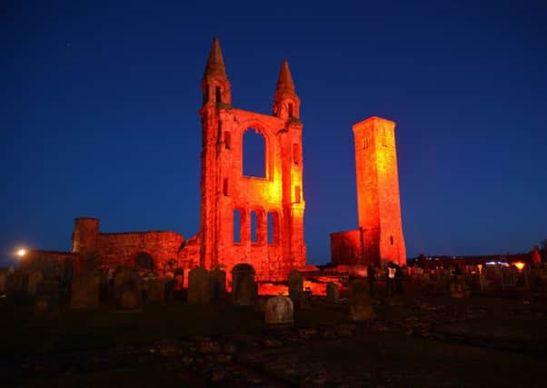 St Andrews iconic cathedral.