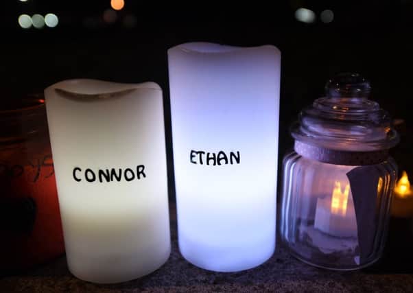 Kirkcaldy Prom tribute to Connor Aird and Ethan King (Pic: Fife Photo Agency)