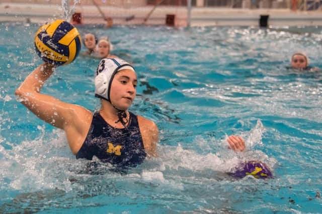 Action from St Andrews Water Polo Women's game against Manchester.