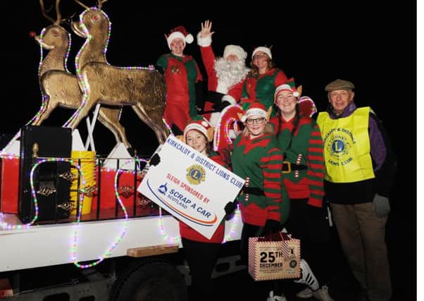 The Lions Club Santa Sleigh is preparing to hit the streets.