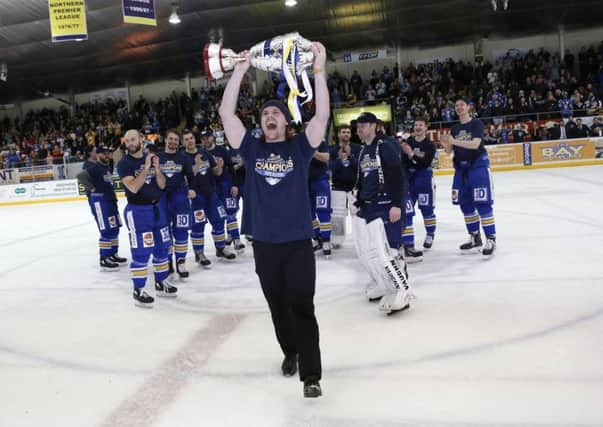 Evan Bloodoff with the Gardiner Conference trophy. Pic: Steve Gunn