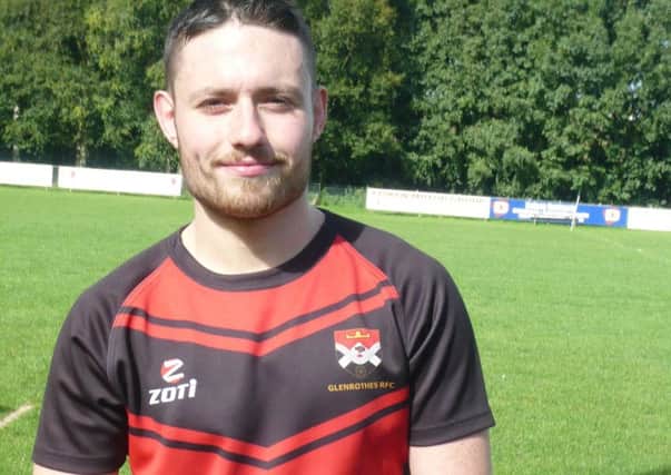 Glenrothes rugby player Connor Young