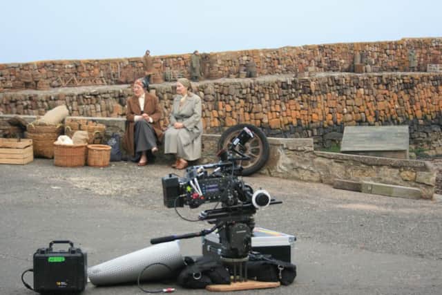 Filming underway...for Gareth Jones which was partly filmed in Cellardyke and will be released next year. Based on real events, it tells the story of a British investigative journalist as he travels deep into the Soviet Union to uncover an international conspiracy.