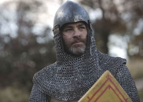 On location...Outlaw King was the highest profile production in 2018 with stars like Chris Pine shooting on location in Fife. (Pic: courtesy of Netflix)