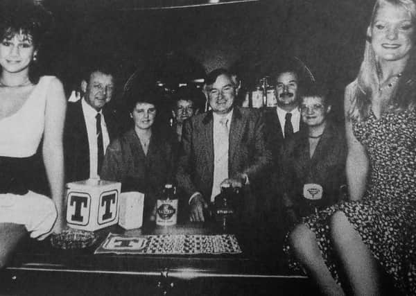 Kirkcaldy 1988 - the opening of Eddy's Bar in