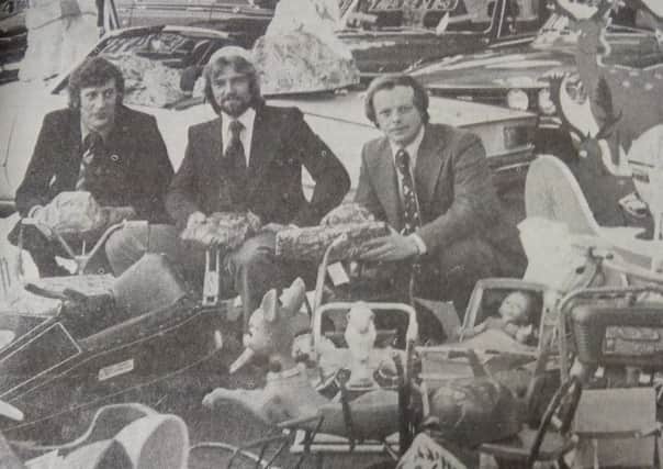 Noel Edmonds in Kirkcaldy in 1976