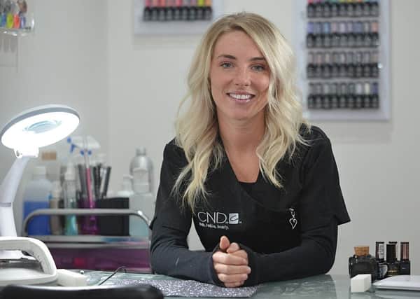 Natalie Winton is up for nail technician for Scotland at the Scottish Hair and Beauty Awards in Glasgow on Sunday (December 9). Pic: George McLuskie.