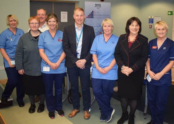 NHS Fife Scottish Government Annual Review - Cabinet Secretary, Jeane Freeman, meets members of the Orthopaedics team